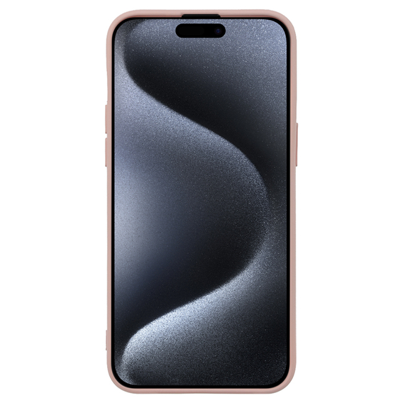 Калъф за iPhone 15 Pro Max, Silicone Lite, оранжев