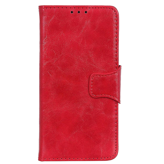 Калъф с капак за Asus Zenfone Max M2 ZB633, Leather Flexi Book, червен