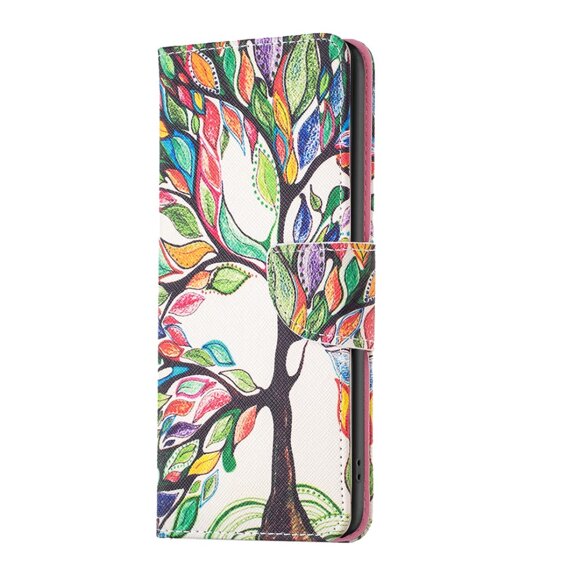 Калъф с капак за Infinix Hot 40i, Wallet, Tree of Life