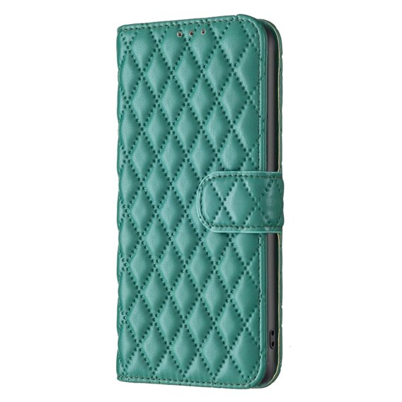 Калъф с капак за Motorola Edge 40 Neo, Wallet, BINFEN COLOR, зелен