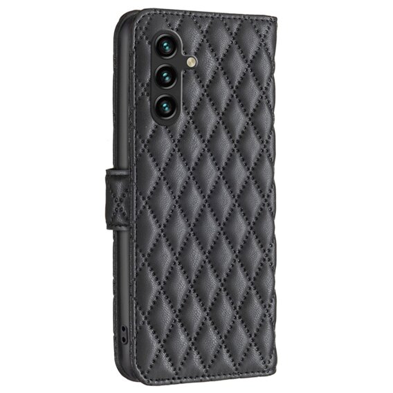 Калъф с капак за Samsung Galaxy A05s, Wallet, BINFEN COLOR, черен