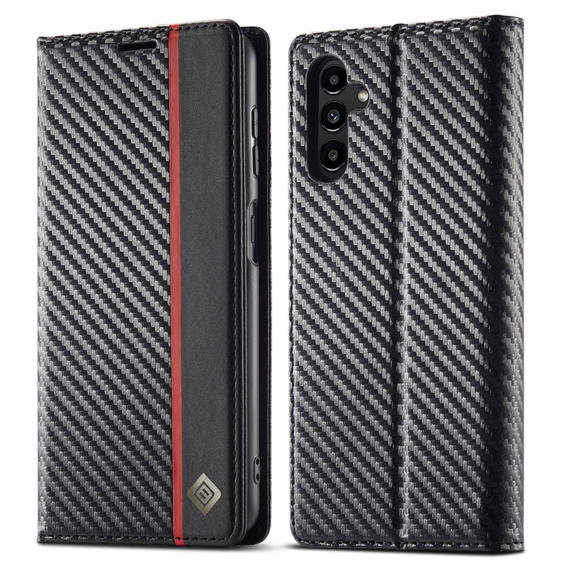 Калъф с капак за Samsung Galaxy A54 5G, Carbon LC.IMEEKE, черен