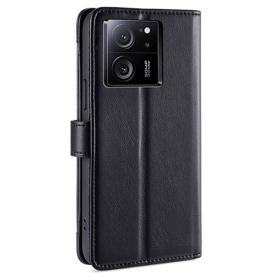 Калъф с капак за Xiaomi 13T / 13T Pro / Redmi K60 Ultra, Wallet Zipper Pocket, черен