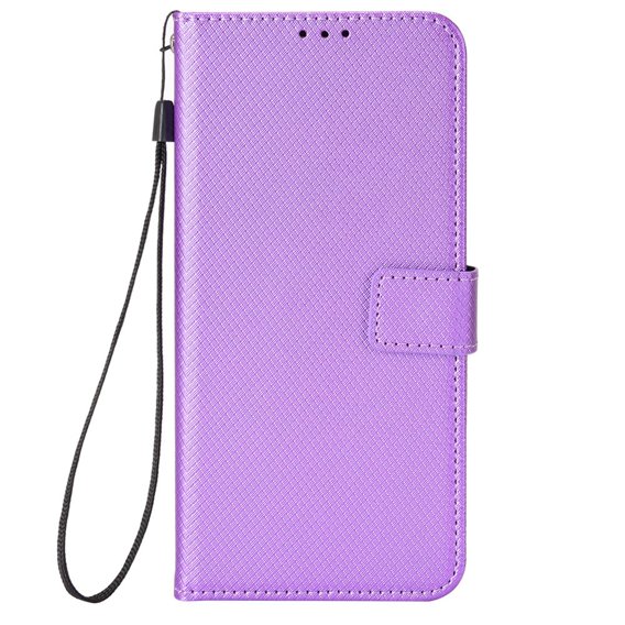 Калъф с капак за Xiaomi Redmi 12C, Wallet, Smart Magnet, лилав