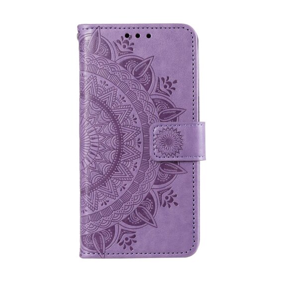 Калъф с капак за Xiaomi Redmi Note 13 Pro 4G, Mandala, лилав