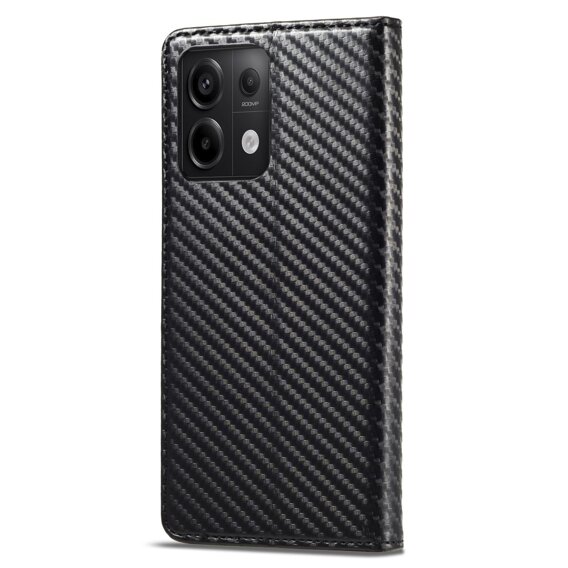 Калъф с капак за Xiaomi Redmi Note 13 Pro 5G, Carbon LC.IMEEKE, черен