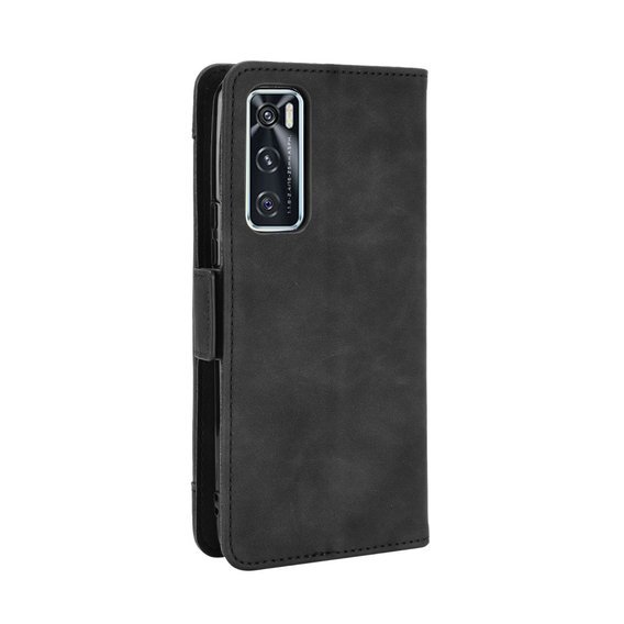 Калъф с капак за vivo V20 SE / vivo Y70 2020, Card Slot, черен