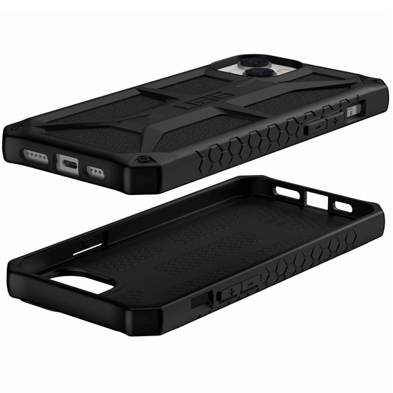 Калъф Urban Armor Gear за iPhone 14 Plus, Monarch, черен