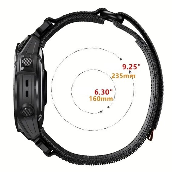 Найлонова каишка Quickfit за Garmin Fenix 5/6/6 PRO/7 Forerunner 965/955/945