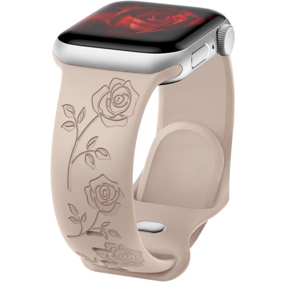 Силиконова каишка за Apple Watch 1/2/3/4/5/6/7/8/9/SE 38/40/41/mm