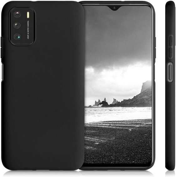 тънък калъф за Xiaomi Redmi Note 10 5G/POCO M3 Pro 5G, Slim, черен