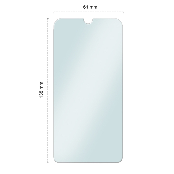 2x Закалено стъкло за Huawei Y5 2019, ERBORD 9H Hard Glass на екрана