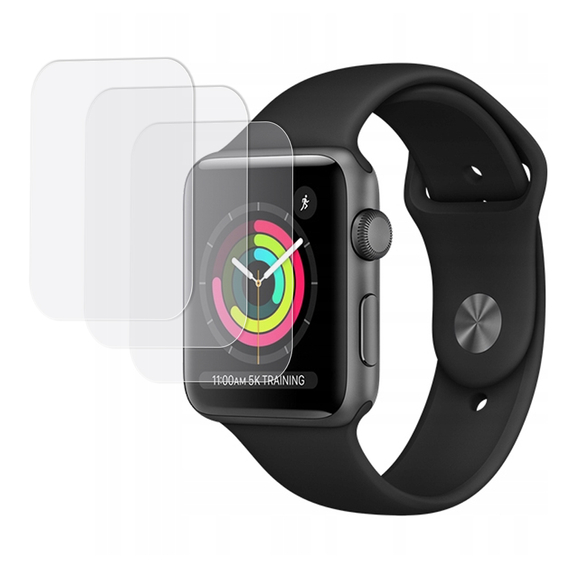 3x ERBORD Хидрогел фолио за Apple Watch 1/2/3 42mm