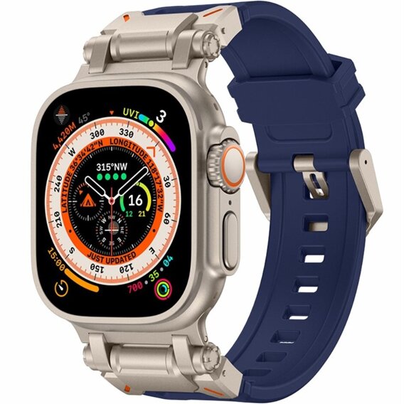 ERBORD ProTech каишка за Apple Watch 1/2/3/4/5/6/7/8/9/SE/Ultra/Ultra 2 42/44/45/49MM, син