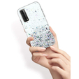 Калъфи за Huawei P Smart 2021/Y7A, Glittery, прозрачен