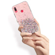 Калъфи за Huawei Y7 2019, Glittery, розов