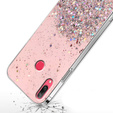 Калъфи за Huawei Y7 2019, Glittery, розов