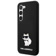 Калъфи Karl Lagerfeld за Samsung Galaxy S23+ Plus, Silicone Choupette, черен