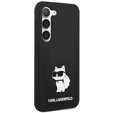 Калъфи Karl Lagerfeld за Samsung Galaxy S23+ Plus, Silicone Choupette, черен