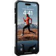 Калъфи Urban Armor Gear за iPhone 15 Plus, Plasma, прозрачен / черен