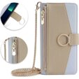 Калъфът с цип Wallet Zipper Pocket за Samsung Galaxy A53 5G, Wallet Zipper Pocket, с огледало, син