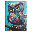 Калъф за Lenovo Tab M11, с капак, owl