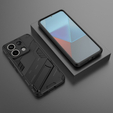 Калъф за Xiaomi Redmi Note 13 Pro 5G, Military kickstand, черен