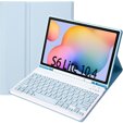 Калъф + клавиатура Samsung Galaxy Tab S6 Lite P610/P615 / S6 Lite 2022 10.4, Pen Slot, син