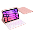 Калъф + клавиатура iPad mini 6 2021 8,3'', Magnetic Keyboard, розов rose gold