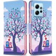 Калъф с капак за Xiaomi Redmi Note 12 4G, Wallet, Two Owls, син