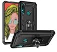 брониран калъф за Huawei P Smart Z, Nox Case Ring, черен