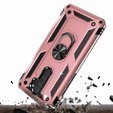 брониран калъф за Xiaomi Redmi Note 8 Pro, Nox Case Ring, розов rose gold