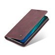 CASEME калъф за Xiaomi Redmi Note 8 Pro, Leather Wallet Case, червен