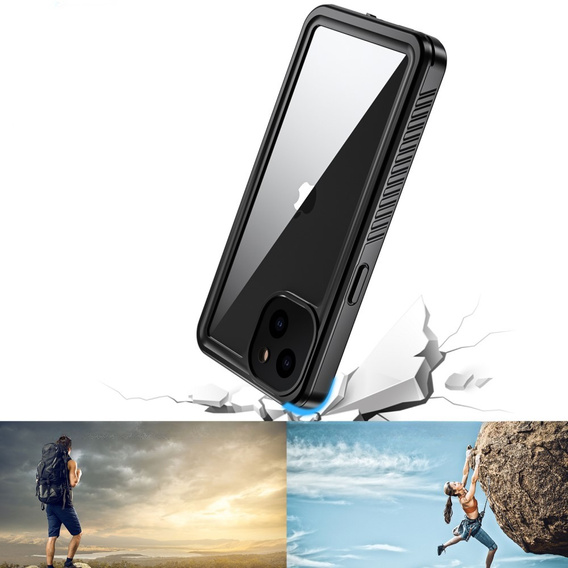 Калъфи IP68 водоустойчив за iPhone 13, черен