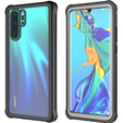 Калъф за Huawei P30 Pro, Shockproof, с фолио, черен