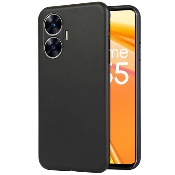 тънък калъф за Realme C55, Slim, черен