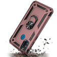 брониран калъф за Samsung Galaxy M21, Nox Case Ring, розов rose gold