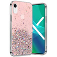 Калъфи за iPhone XR, Glittery, розов