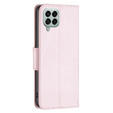 Калъф с капак за Samsung Galaxy M33 5G, Wallet Litchi Magnet, розов rose gold