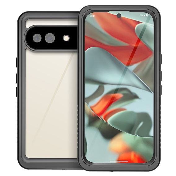 Водоустойчивият калъф IP68 за Google Pixel 9a, Redpepper, черен