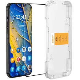 ENKAY Закалено стъкло за Infinix Hot 40i, черен