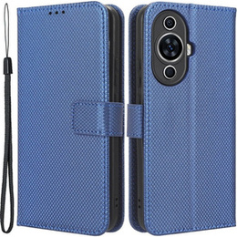 Калъф с капак за Huawei Nova 11, Wallet Smart Magnet, син