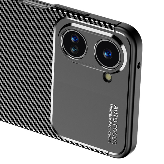 Калъфи за Realme 10 4G, Carbon Gel, черен