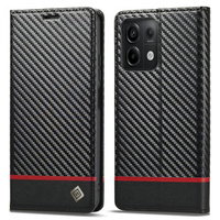 Калъф с капак за Xiaomi Redmi Note 13 Pro 4G, Carbon LC.IMEEKE, черен