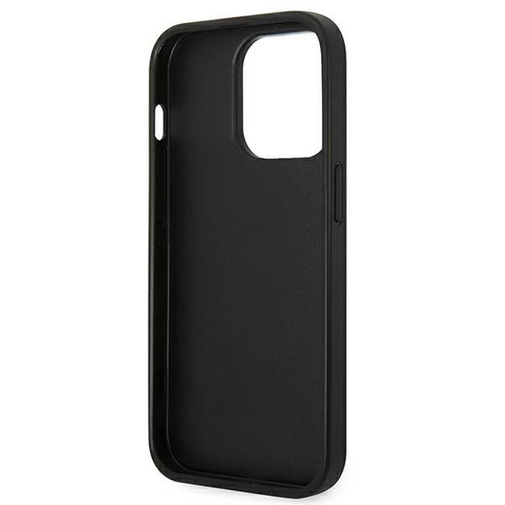 Калъфи Karl Lagerfeld за iPhone 14 Pro Max, Saffiano Choupette Head Patch, сребърен