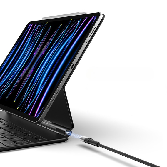 Калъф + клавиатура iPad Pro 12.9" 2022/2021/2020 (6/5/4 gen.), Dux Ducis Keyboard TouchPad, черен