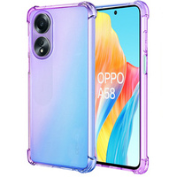 Калъфът Gradient Dropproof за Oppo A58 4G, Лилаво / синьо