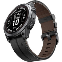 Кожена каишка Quickfit за часовници Garmin Fenix 5X/6X/6X PRO/7X