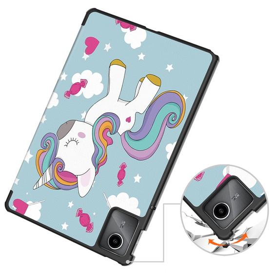 Калъф за Lenovo Tab M11, Smartcase, unicorn