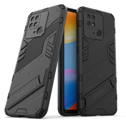 Калъф за Xiaomi Redmi 10C, Military kickstand, син